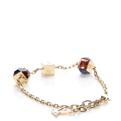 Louis Vuitton Swarovski Gamble Bracelet Gold 3 of 9