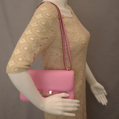Hermes Epsom Constance Elan 25 Pink 3 of 9