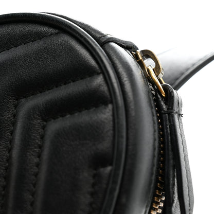 Gucci Calfskin Matelasse GG Marmont Belt Bag 85 34 Black 19 of 20