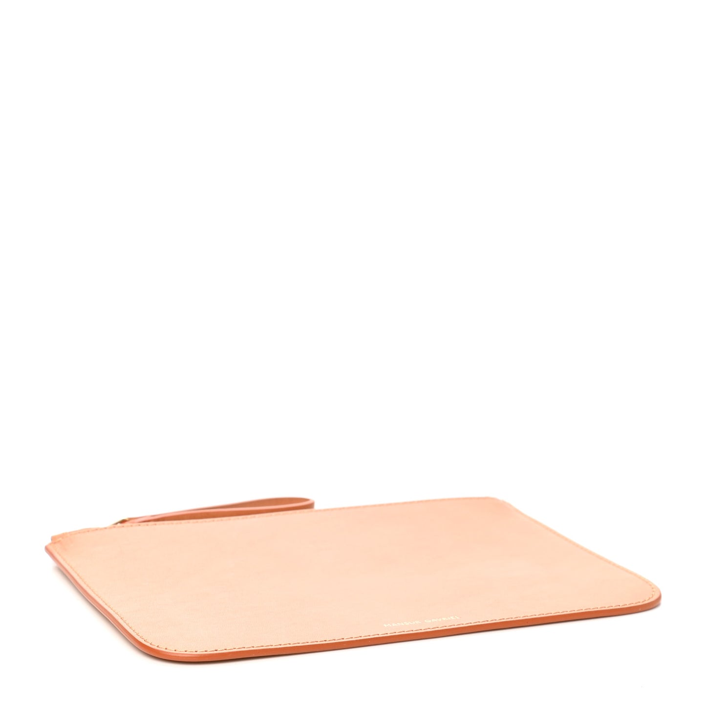 Vegetable Tanned Calfskin Bucket Bag Pouch Cammello