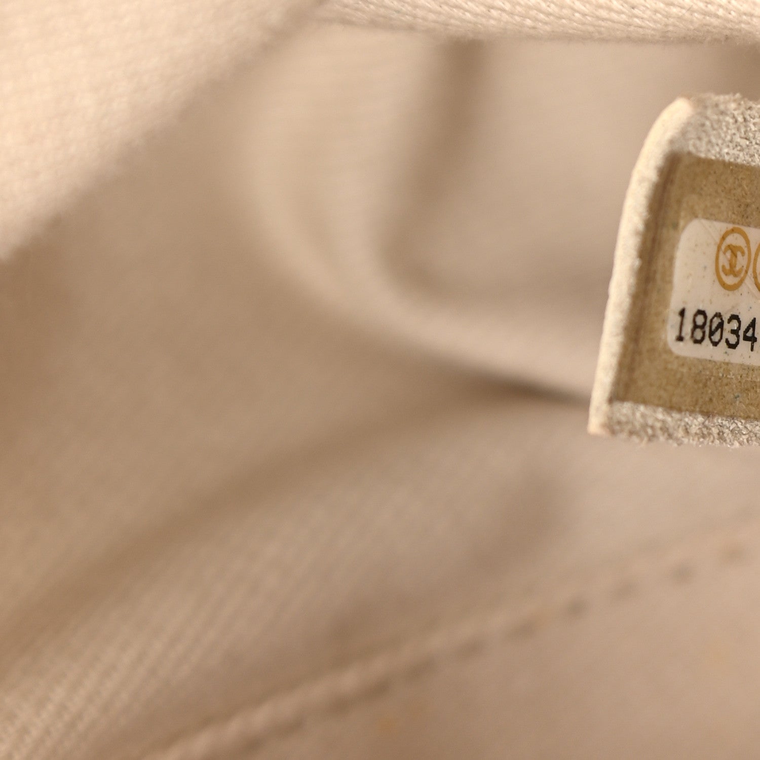 Chanel Calfskin Contrast Stitch Tote Beige 7 of 12