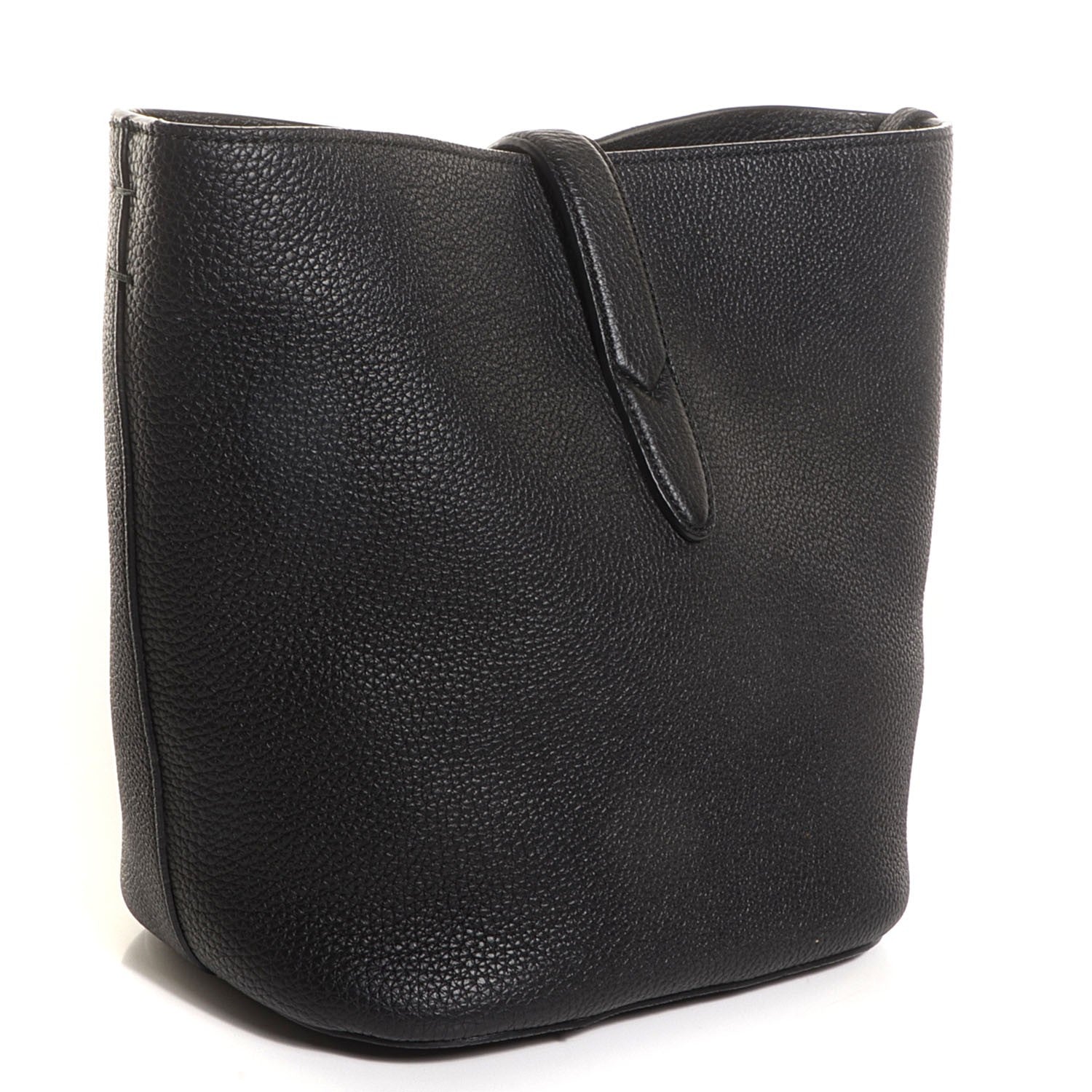 Gucci Soft Grained Calfskin Small Jackie Bucket Bag Black 3 of 8