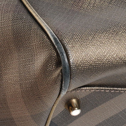 Burberry Metallic Check Small Canterbury Tote Gold 5 of 10