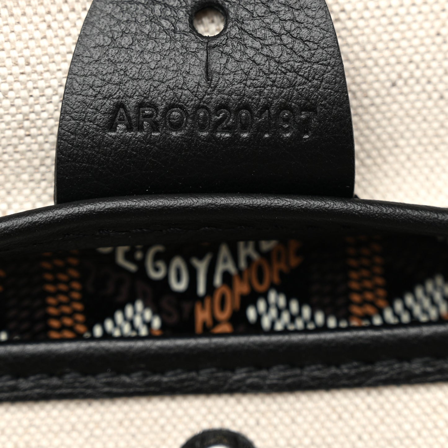 Goyardine Artois MM Black