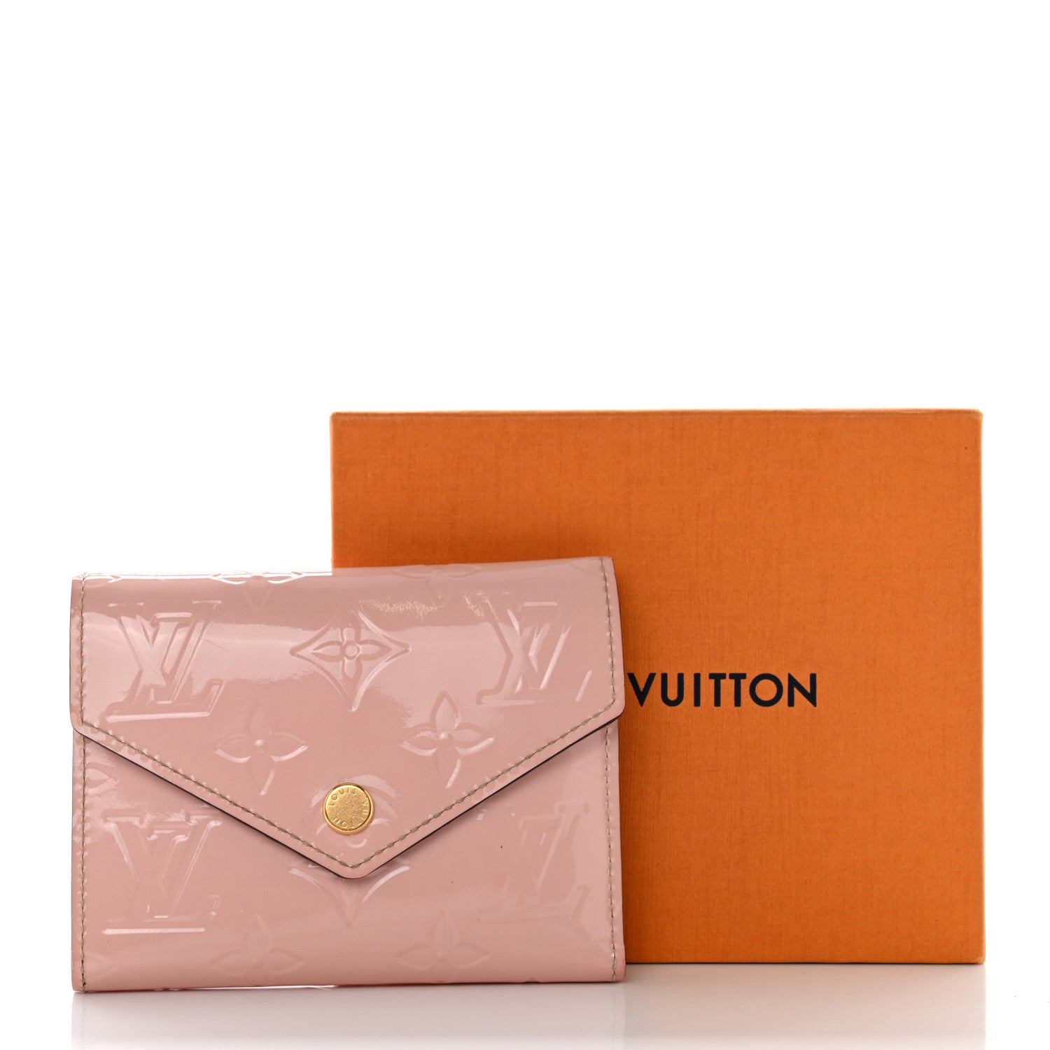 Louis Vuitton Vernis Victorine Wallet Rose Ballerine 13 of 13