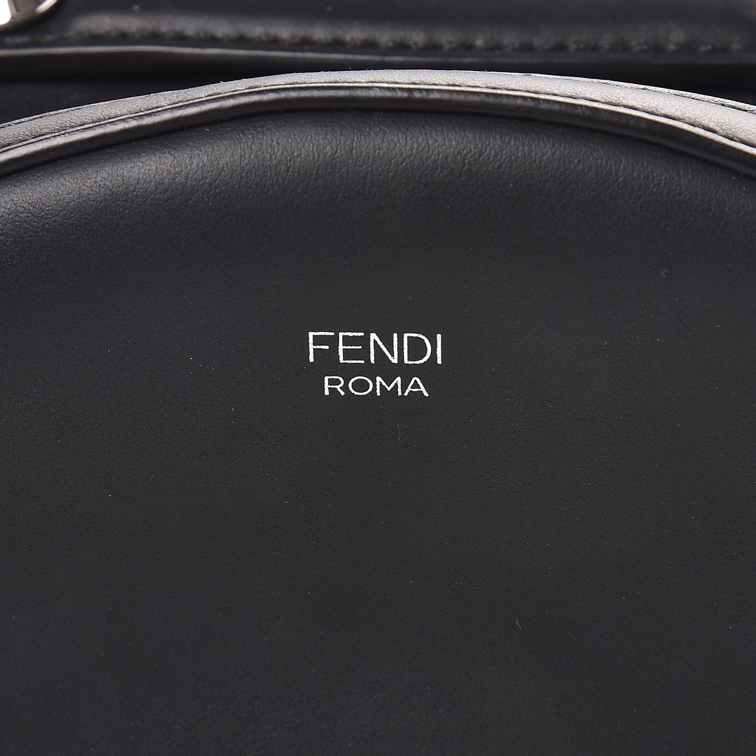 Fendi Vitello Century Fun Fair Metal Studded Mini Backpack Black Multicolor 17 of 19