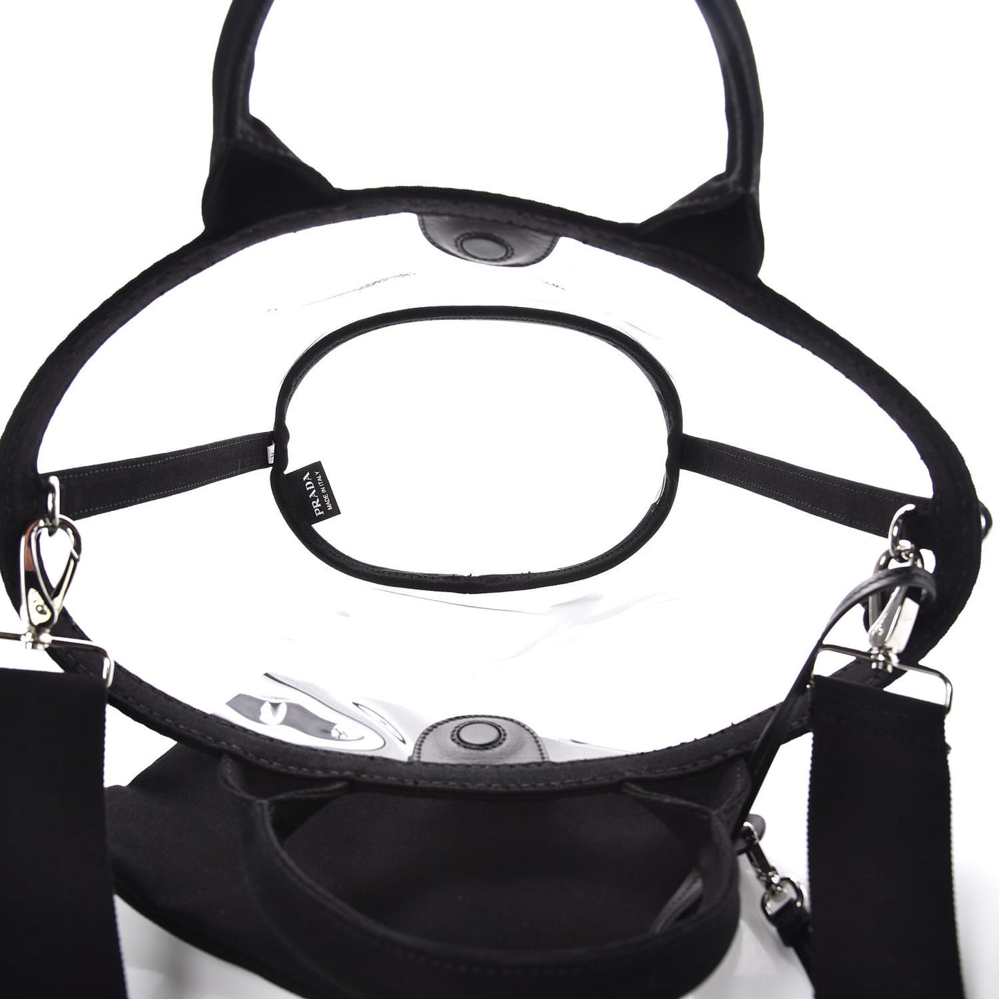 Plexiglass Canapa Small Shopper Tote Black