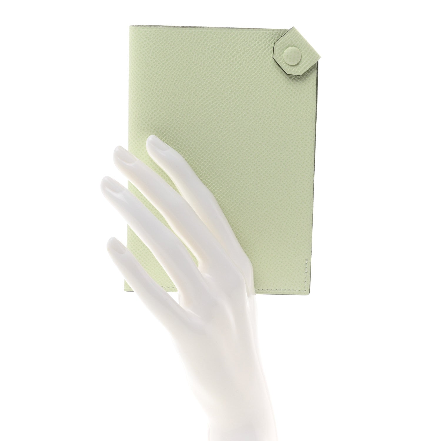 Hermes Epsom Tarmac PM Passport Holder Vert Fizz 2 of 7