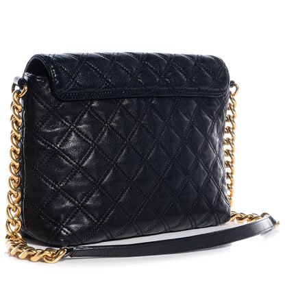 Marc Jacobs Lacquered Lambskin The Large Single Flap Black 3 of 9