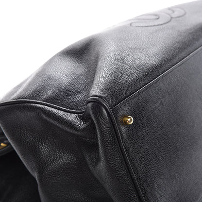 Chanel Caviar XL Weekender Bag Black 12 of 17
