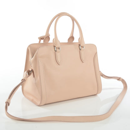Alexander McQueen Pebbled Calfskin Small Skull Padlock Zip Around Tote Teint 3 of 7