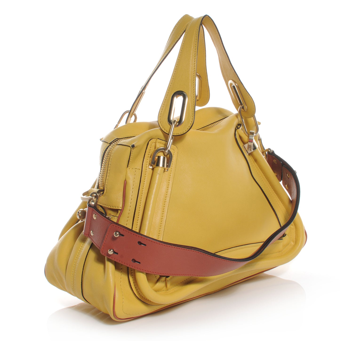 Leather Medium Military Paraty Citrus Grove