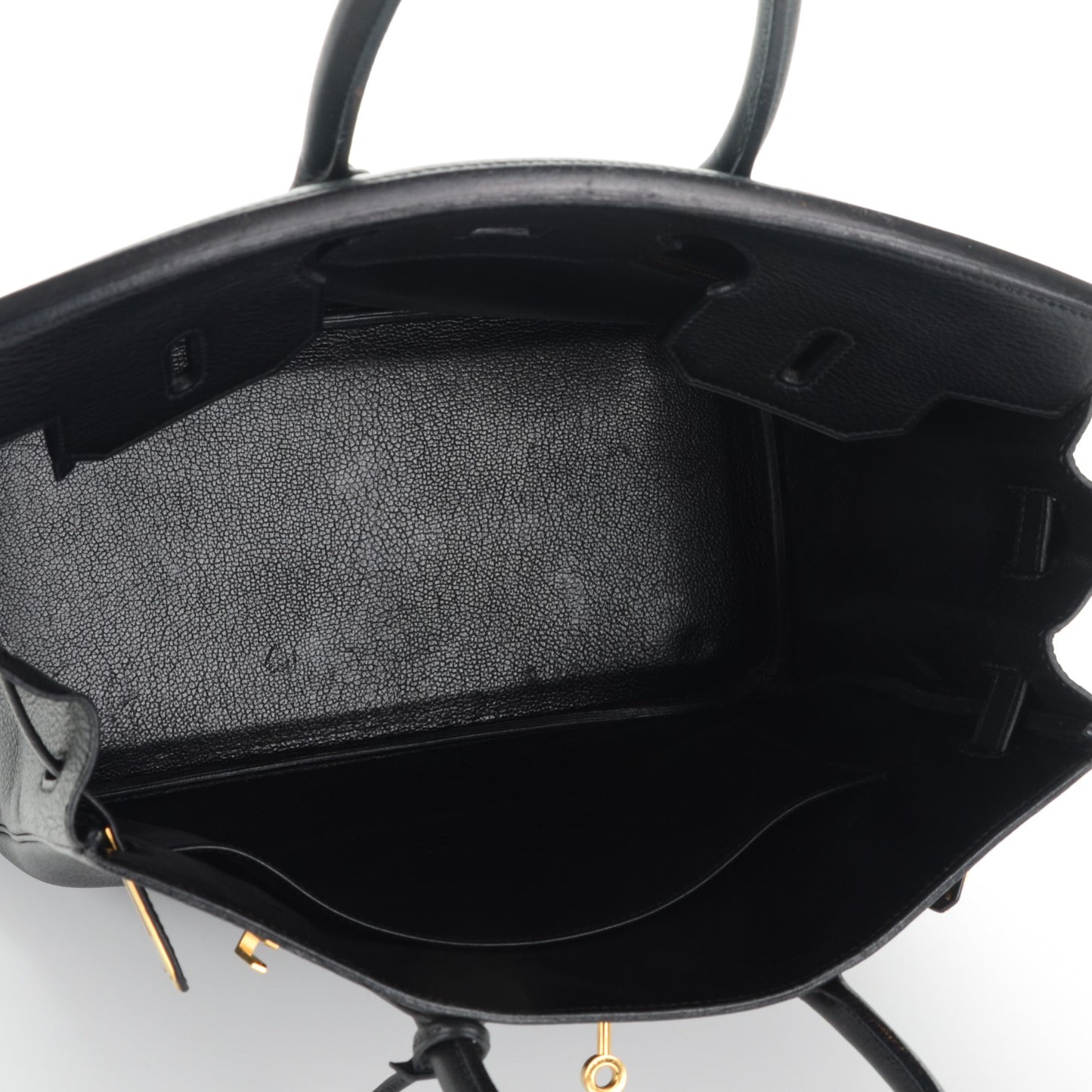 Taurillon Clemence HAC Birkin 32 Black