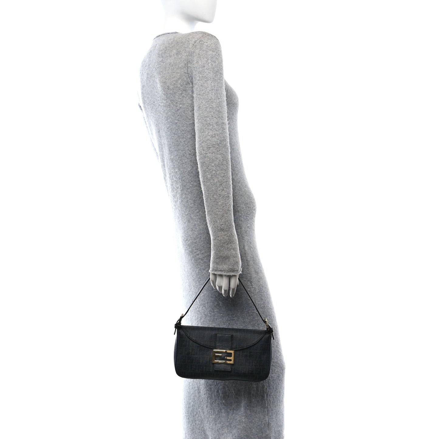 Zucchino Spalmati Vitello Forever Baguette Black