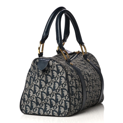 Christian Dior Monogram Boston Navy Blue 2 of 5