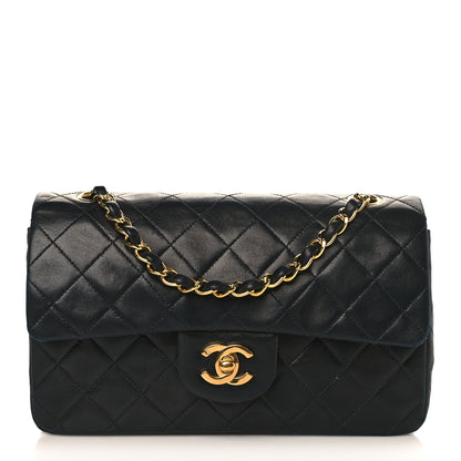 Chanel Lambskin Quilted Small Double Flap Black 1 of 9