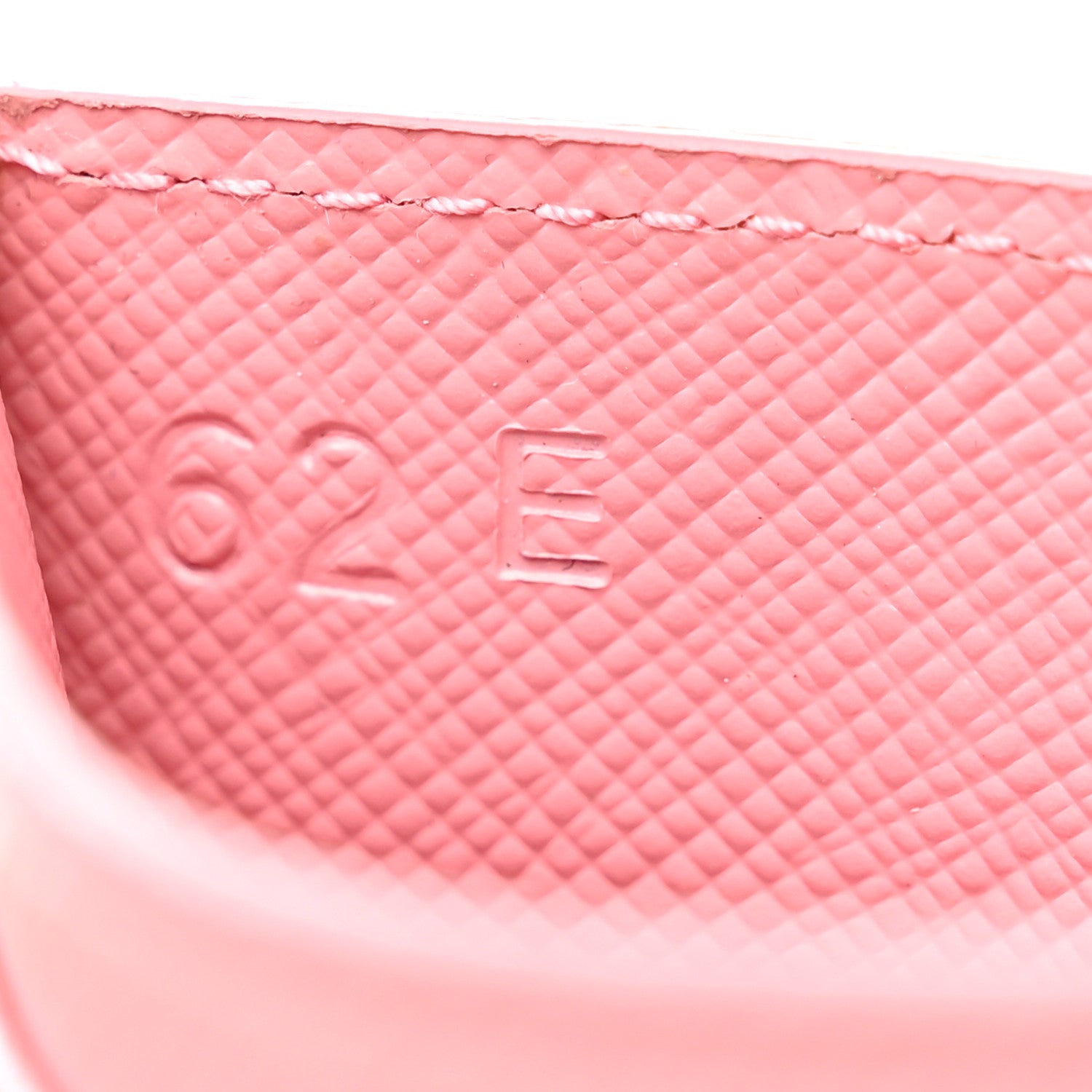 Prada Saffiano Ramage Triangle Card Holder Petalo Rosso 7 of 7