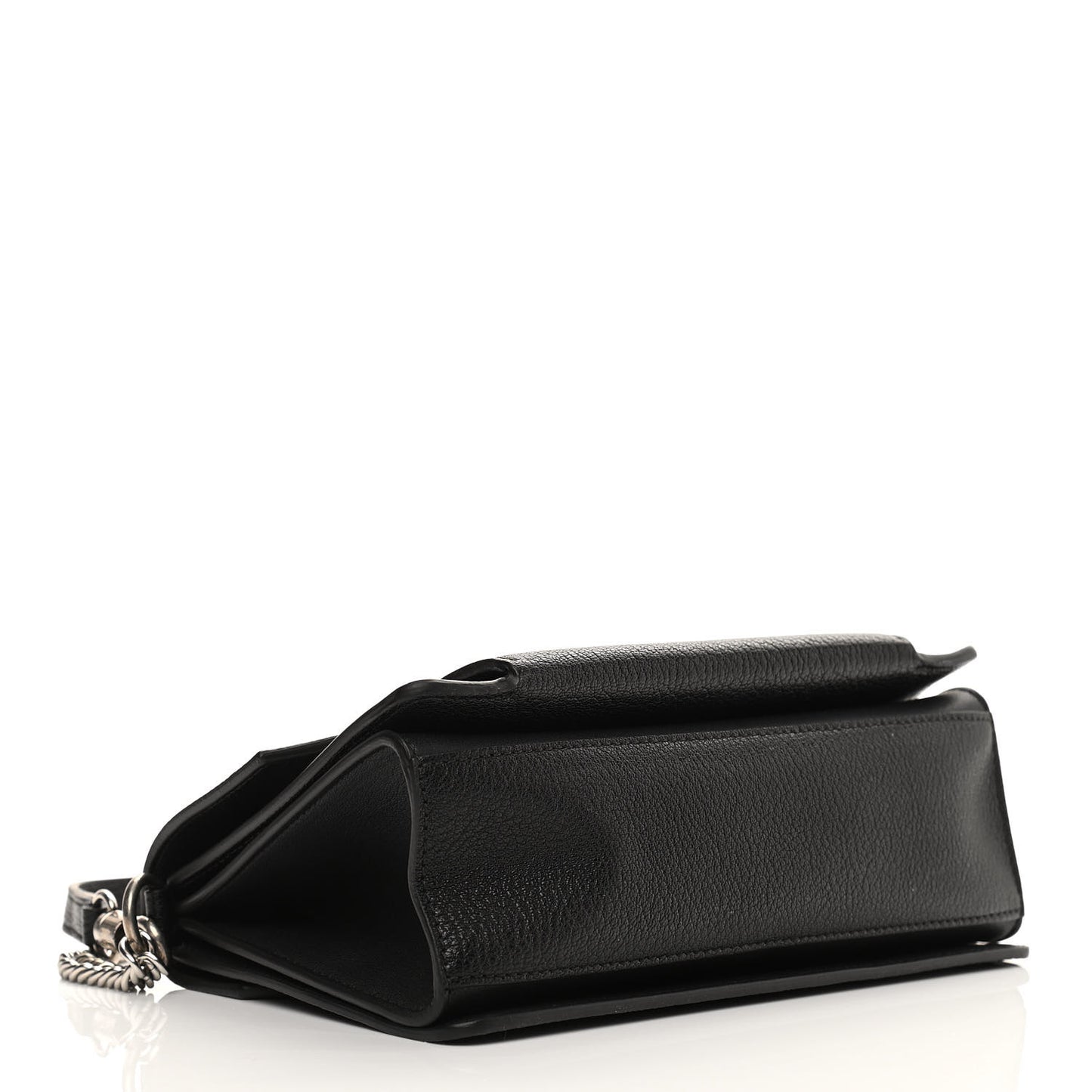Goatskin Small GV3 Shoulder Bag Black