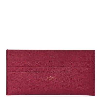 Louis Vuitton Calfskin Felicie Card Holder Insert Fuchsia 1 of 6