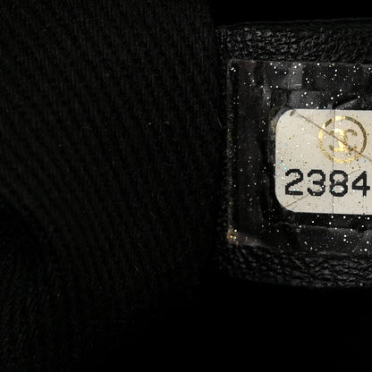 Chanel Canvas Chevron Cuba Patchwork Shopper Tote Black 7 of 10
