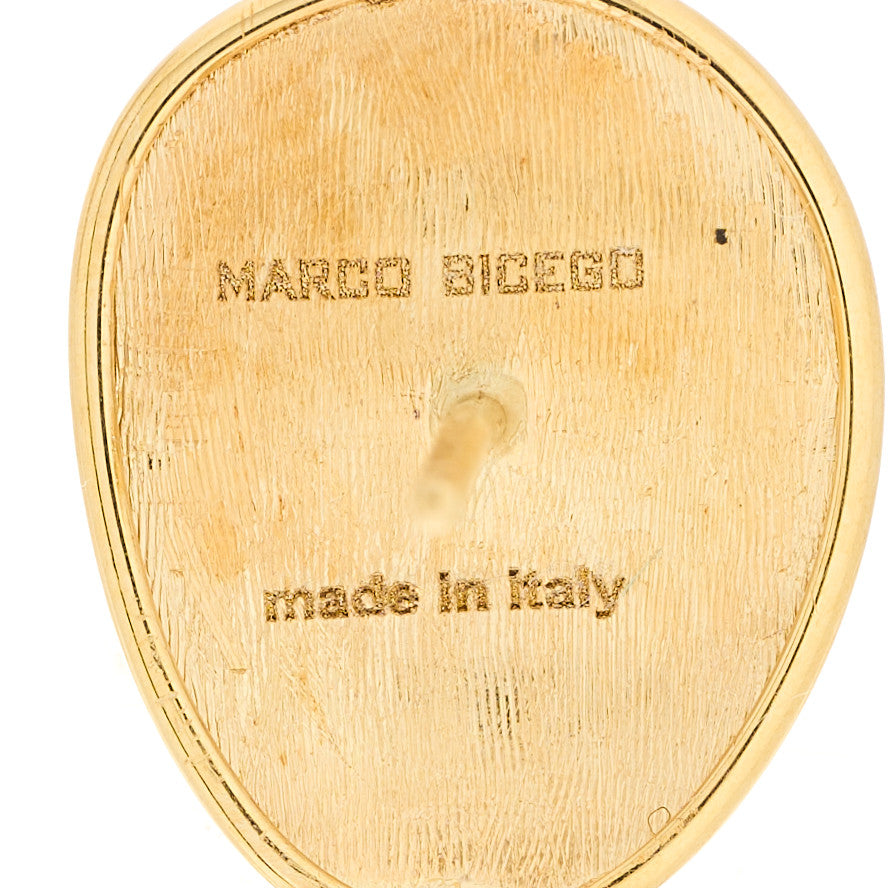 Marco Bicego 18K Yellow Gold Small Lunaria Drop Earrings 4 of 5