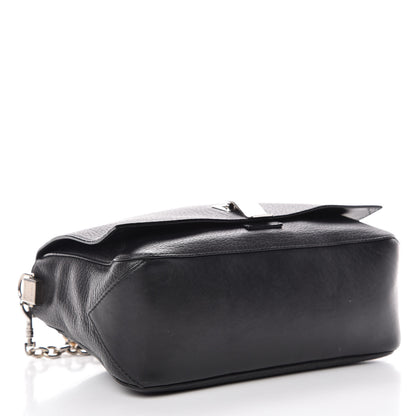 Proenza Schouler Pebbled Calfskin Small Courier Black 4 of 10