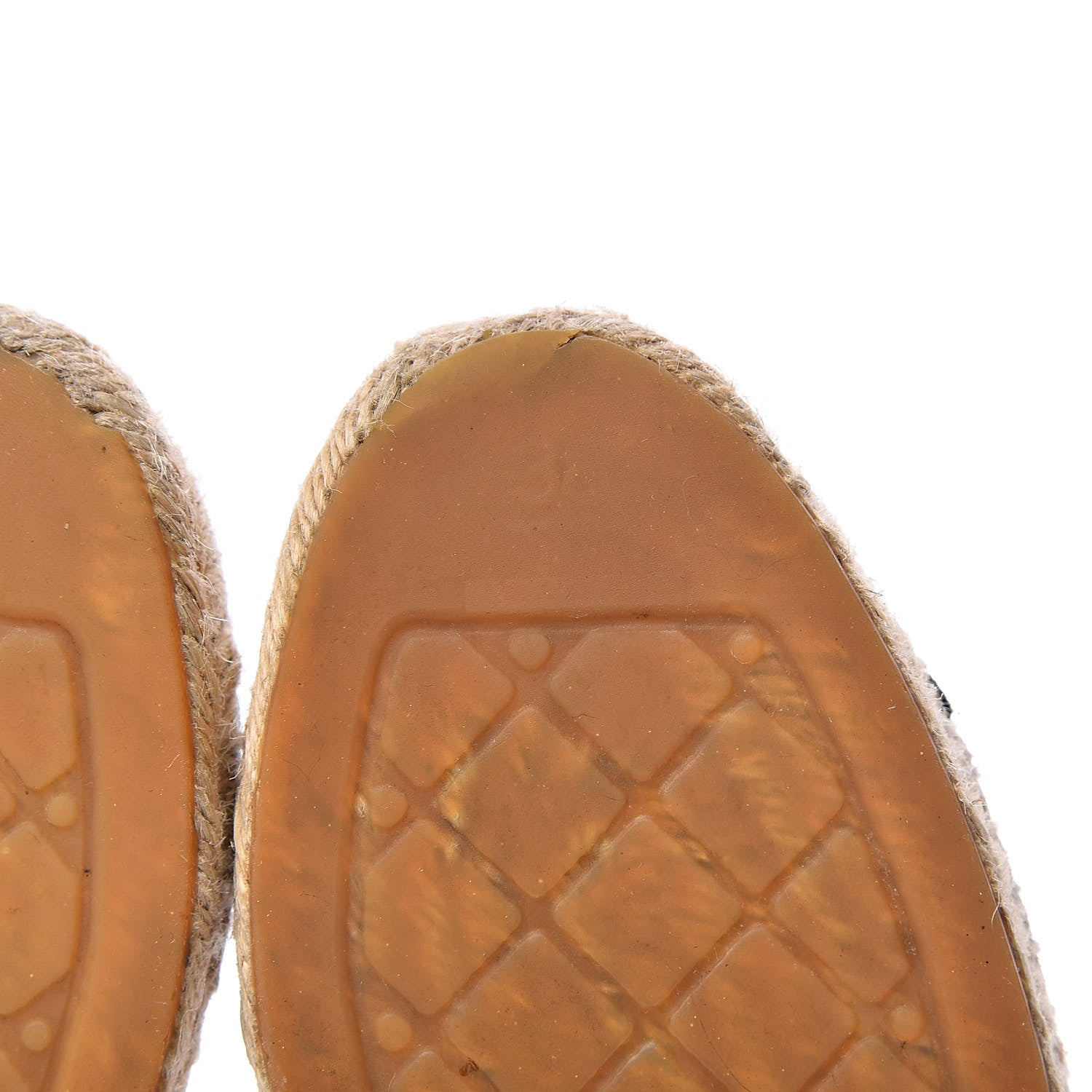 Chanel Lambskin CC Espadrilles 38 White Black 13 of 15