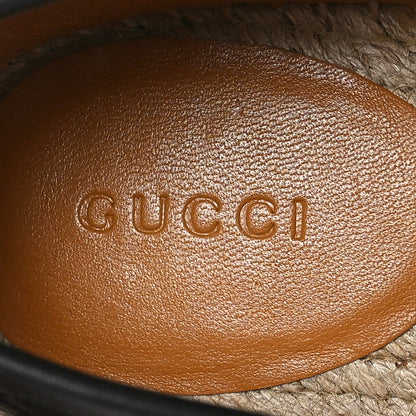 Gucci Microguccissima Signature Espadrilles 39.5 Black 6 of 8