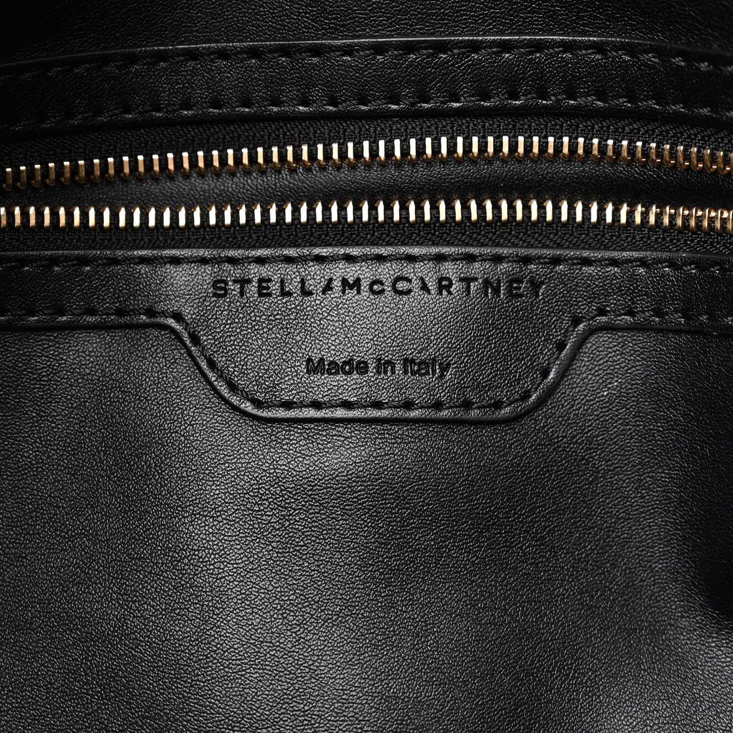 Eco Alter Nappa Shearling Popper Bucket Bag Black White