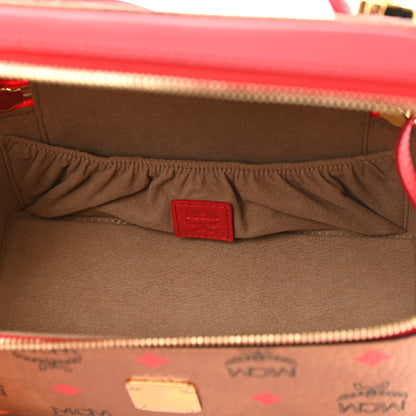 MCM Visetos Rockstar Vanity Case Cognac 5 of 10