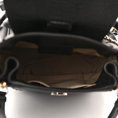 Chloe Suede Calfskin Mini Faye Backpack Black 5 of 9