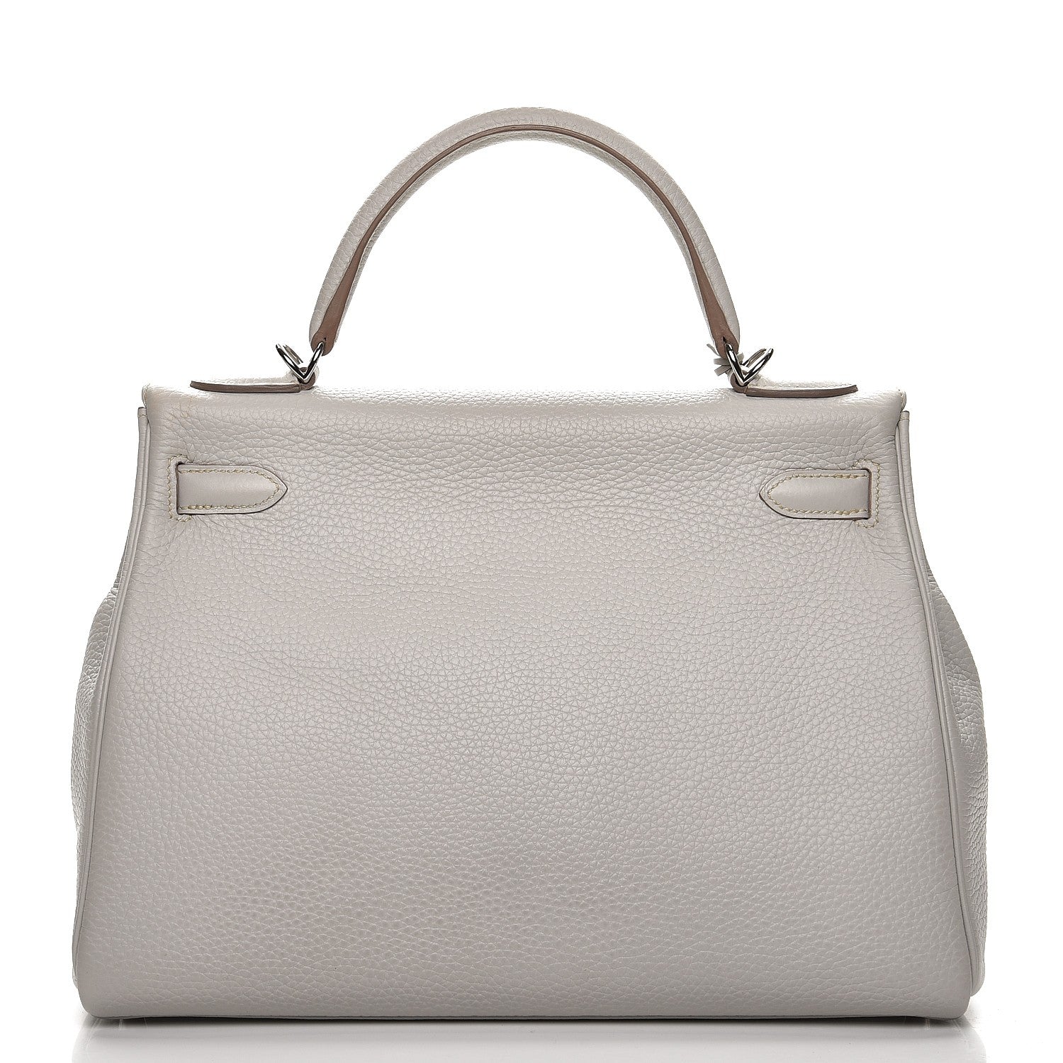 Hermes Taurillon Clemence Kelly Retourne 32 Gris Perle 28 of 33