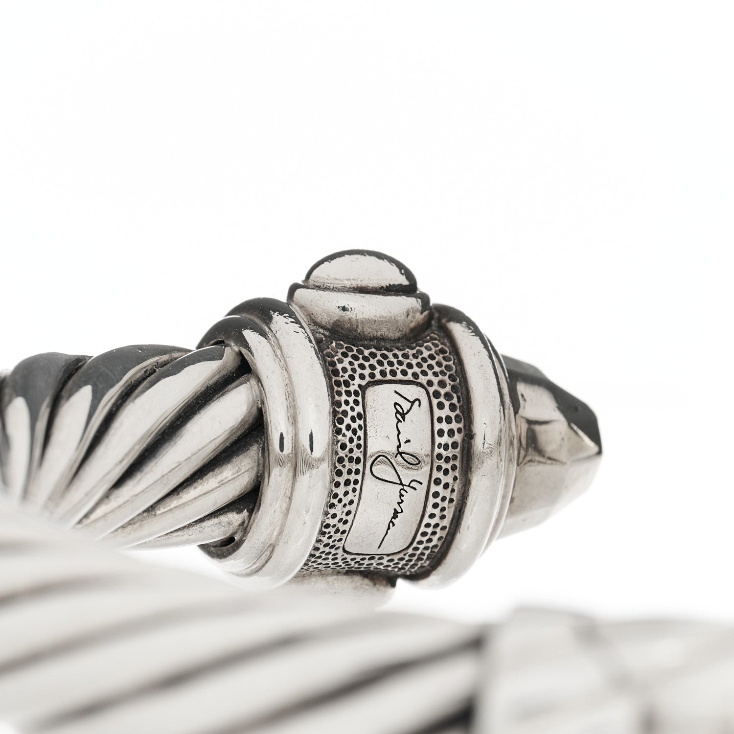 David Yurman Sterling Silver 10mm Renaissance Cable Bracelet 4 of 4