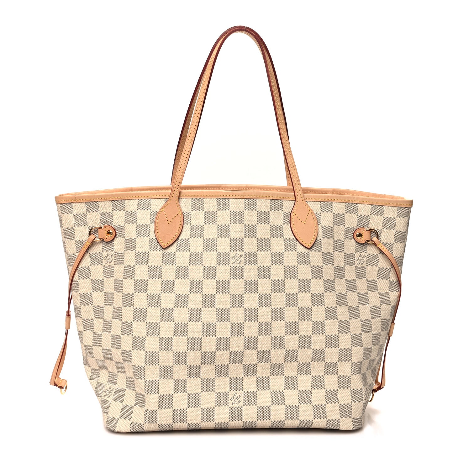 Damier Azur Neo Neverfull MM Rose Ballerine