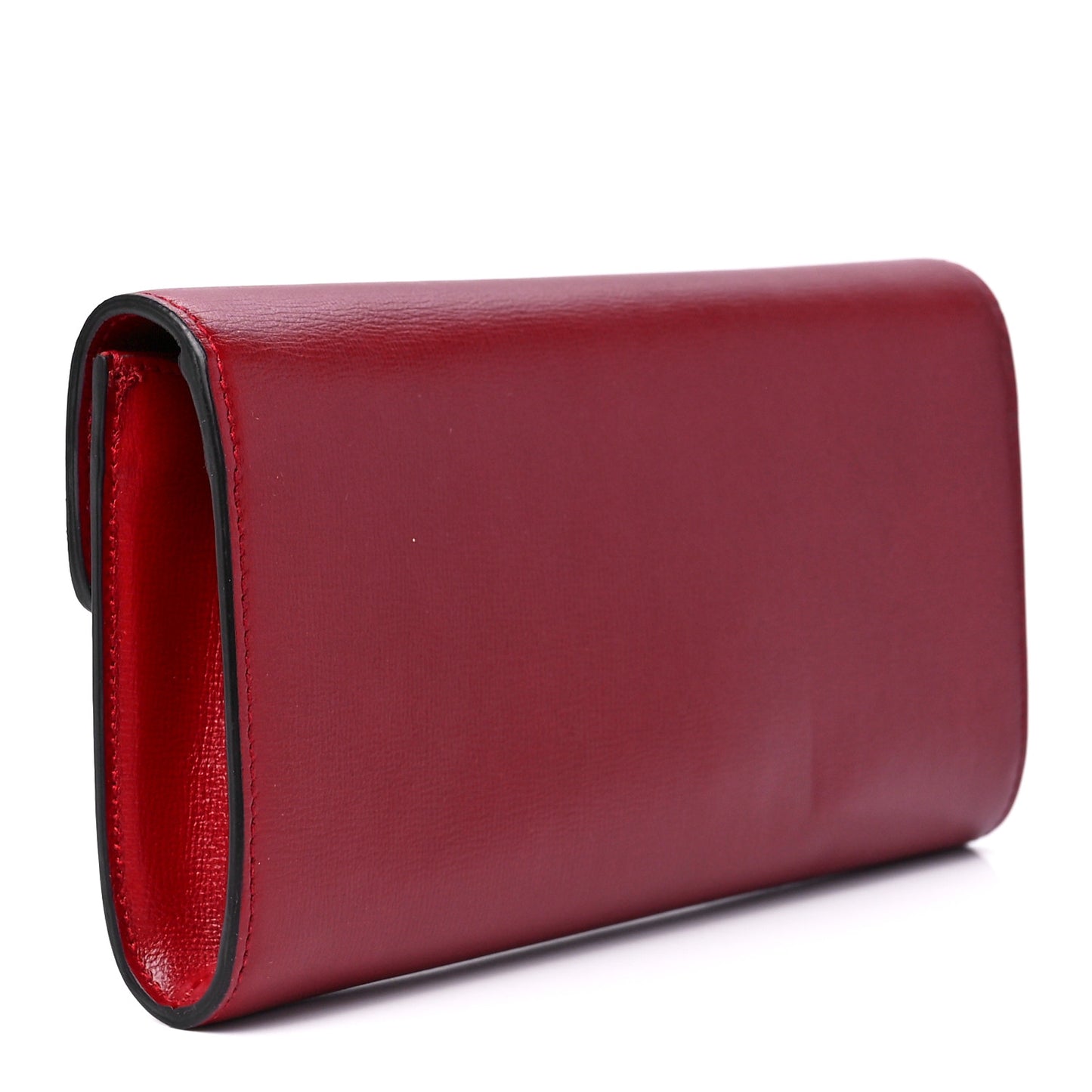 Textured Calfskin Torchon GG Broadway Envelope Clutch Romantic Cherry