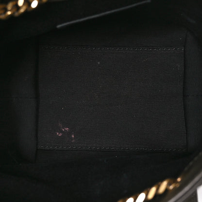 Saint Laurent Lambskin Matelasse Monogram Joe Nano Bucket Bag Light Musk 5 of 11