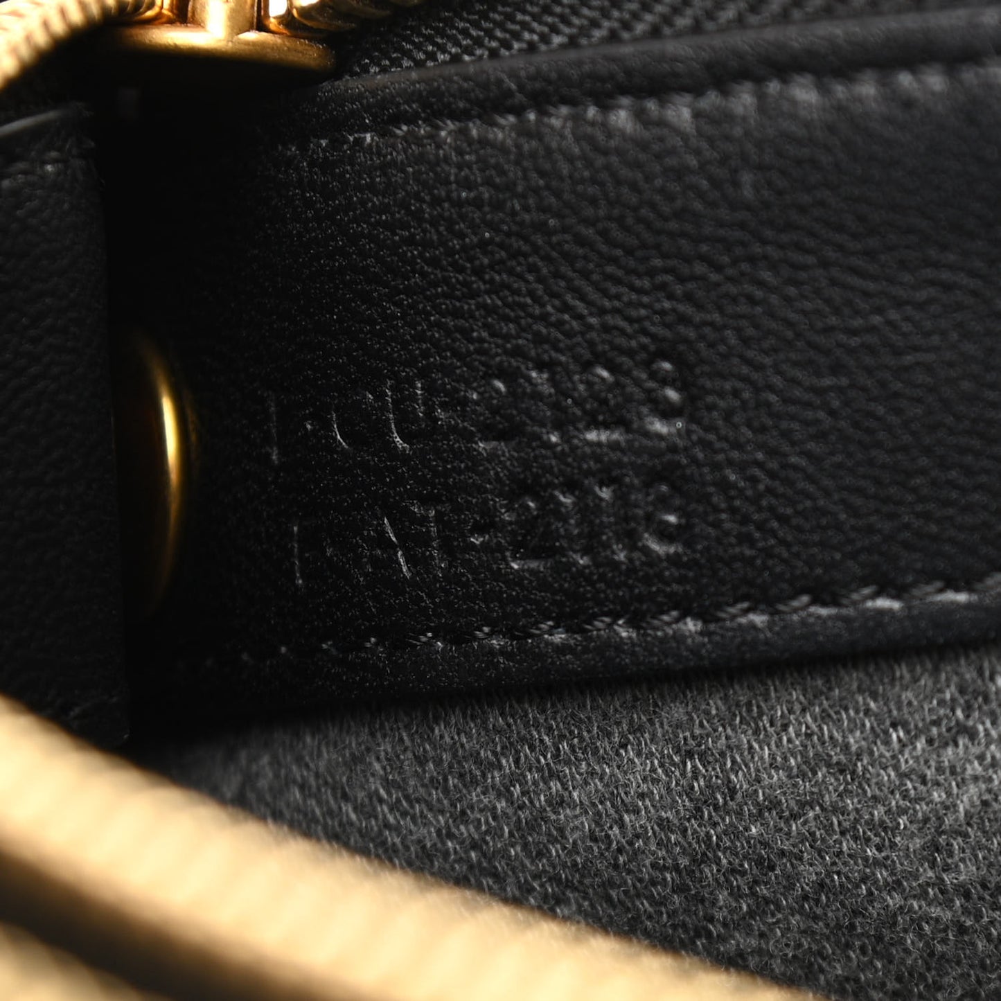 Lambskin Large Trio Crossbody Bag Black