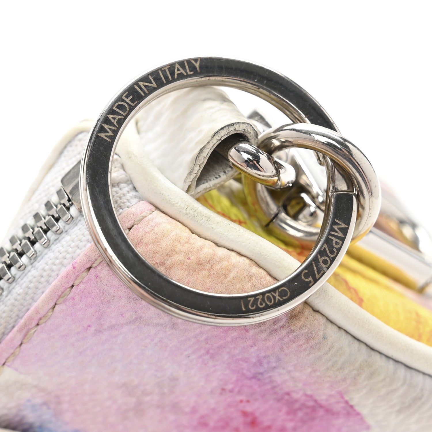 Louis Vuitton Monogram Watercolor Mini Keepall Bag Charm Key Holder Multicolor 5 of 6