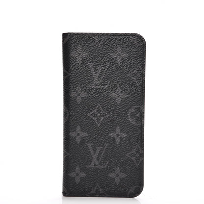 Louis Vuitton Monogram Eclipse iPhone 7 Plus Folio Case 1 of 6