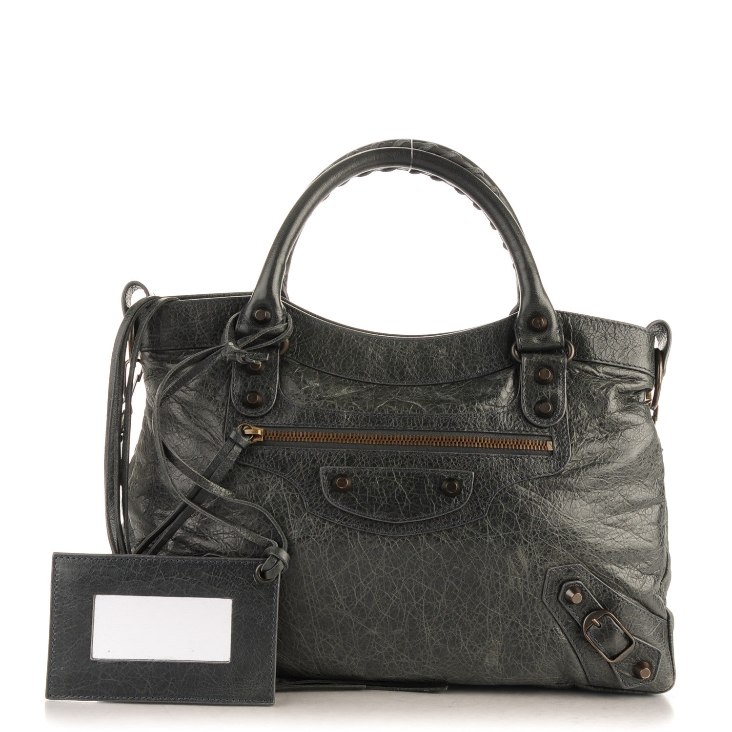 Balenciaga Agneau Classic Hardware Town Anthracite 1 of 7