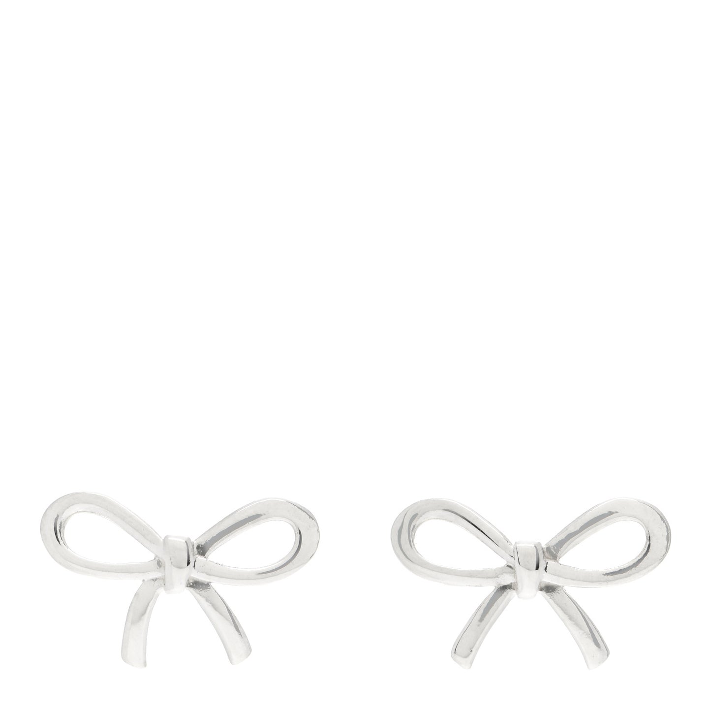 Sterling Silver Bow Earrings