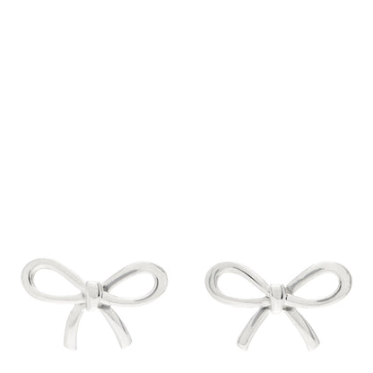 Tiffany Sterling Silver Bow Earrings 1 of 4