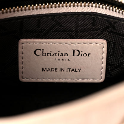 Christian Dior Lambskin Cannage Mini Lady Dior Rose Poudre 6 of 19