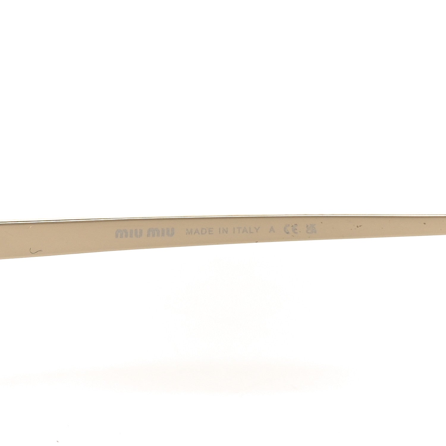 Miu Miu Metal Logo Sunglasses SMU54Z Brown 5 of 7