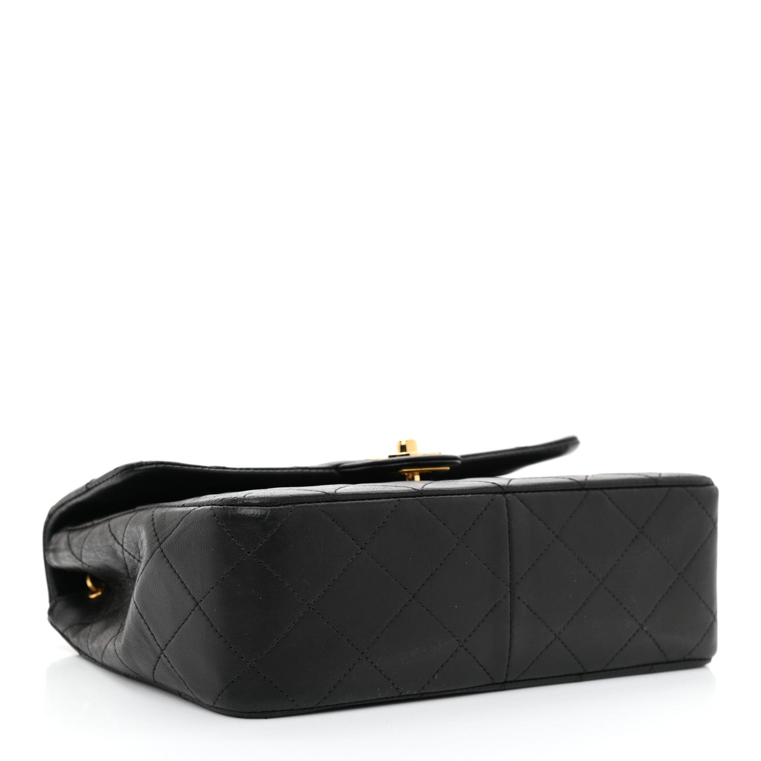 Chanel Lambskin Quilted Mini Square Flap Bag Black 4 of 10