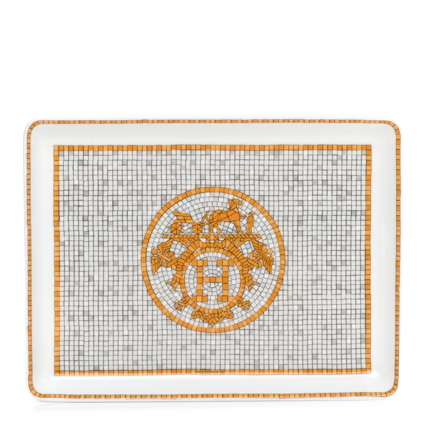 Porcelain Mosaique au 24 Gold Sushi Plate