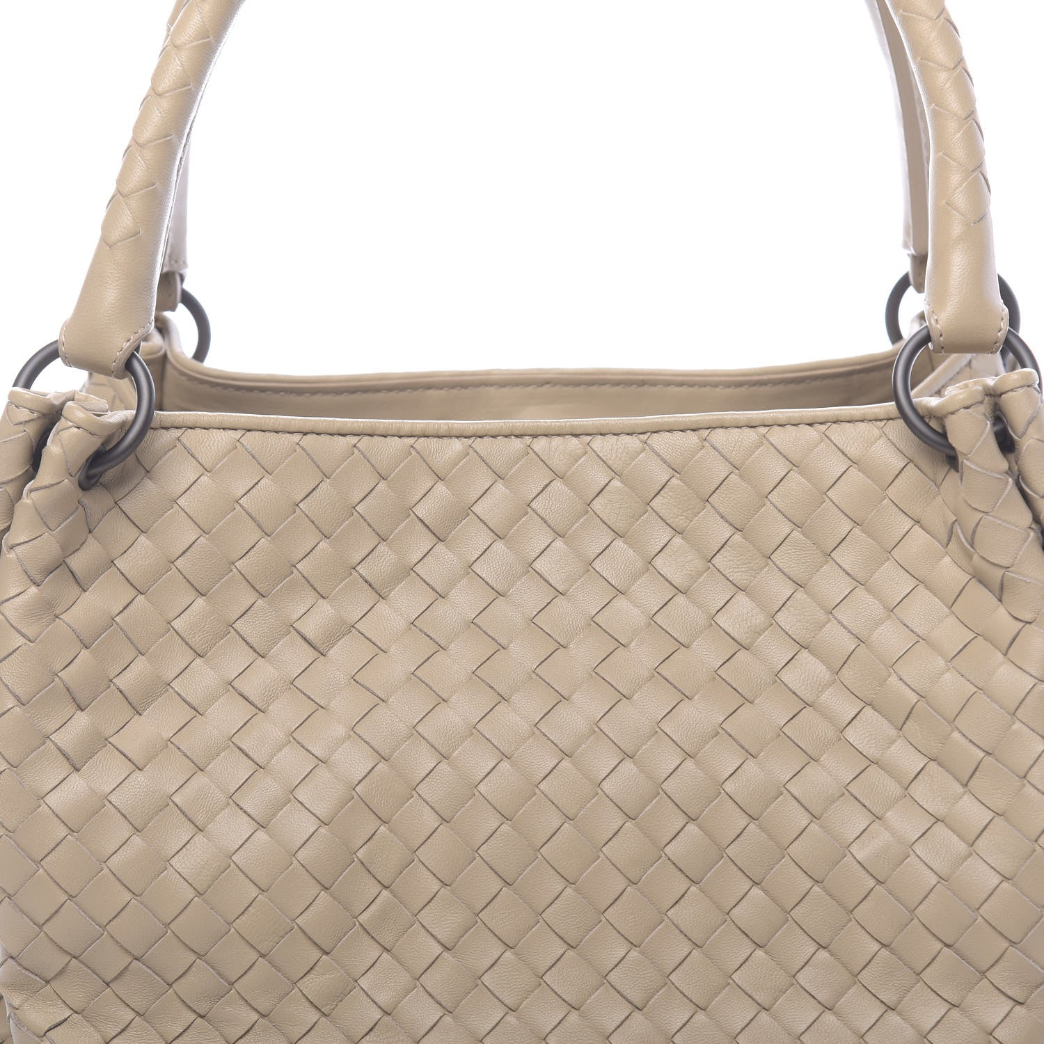 Bottega Veneta Nappa Intrecciato Medium Parachute Bag Mink 7 of 9