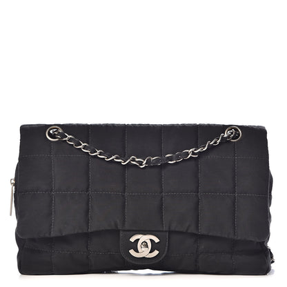 Chanel Nylon Square Quilted Flap Black 1 of 15
