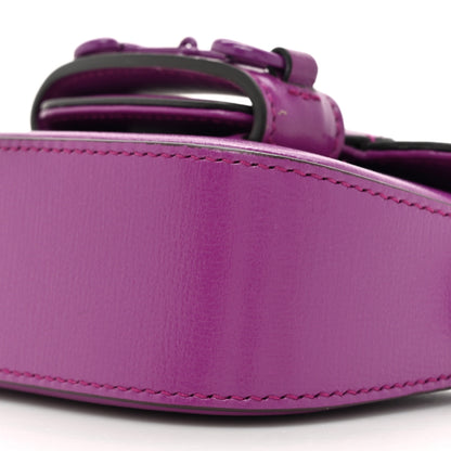 Gucci Azalea Calfskin Web Monochrome Horsebit 1955 Wallet On Strap Purple 9 of 10