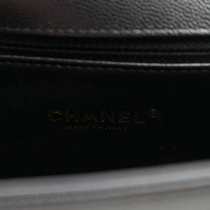 Chanel Lambskin Quilted New Medium Boy Flap Black 6 of 12